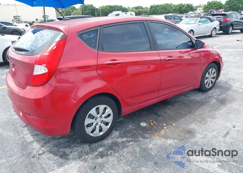 2015 Hyundai Accent Gs из США, поврежденный, VIN KMHCT5AE3FU202842